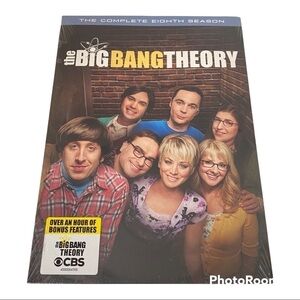𝅺The Big Bang Theory The Complete Eighth Season DVD Set W/ Bonus Features New